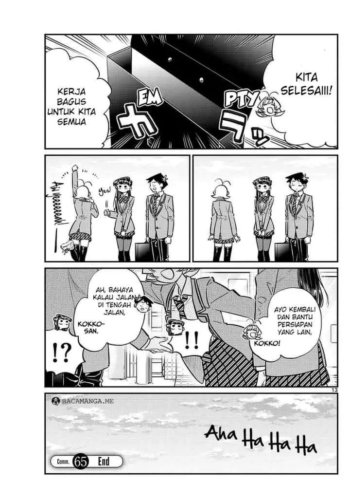 Komi-san wa Komyushou Desu chapter 65 halaman 13