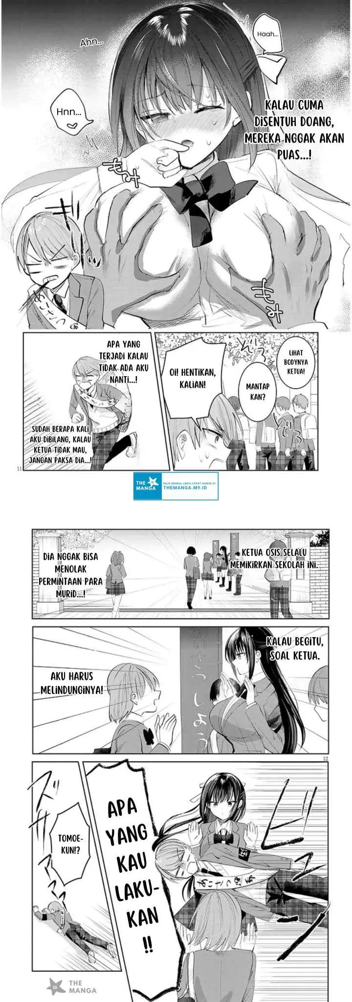 Kotowarenai Kaichou wa Tomoe-kun ni Dake shite Agetai chapter 1 halaman 6
