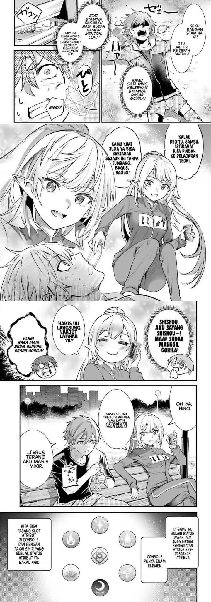 Danshi Kinsei Game Sekai de Ore ga Yarubeki Yuiitsu no Koto - Yuri no Ma ni Hasamaru Otoko to Shite Tensei shite shimaimashita chapter 4 halaman 9