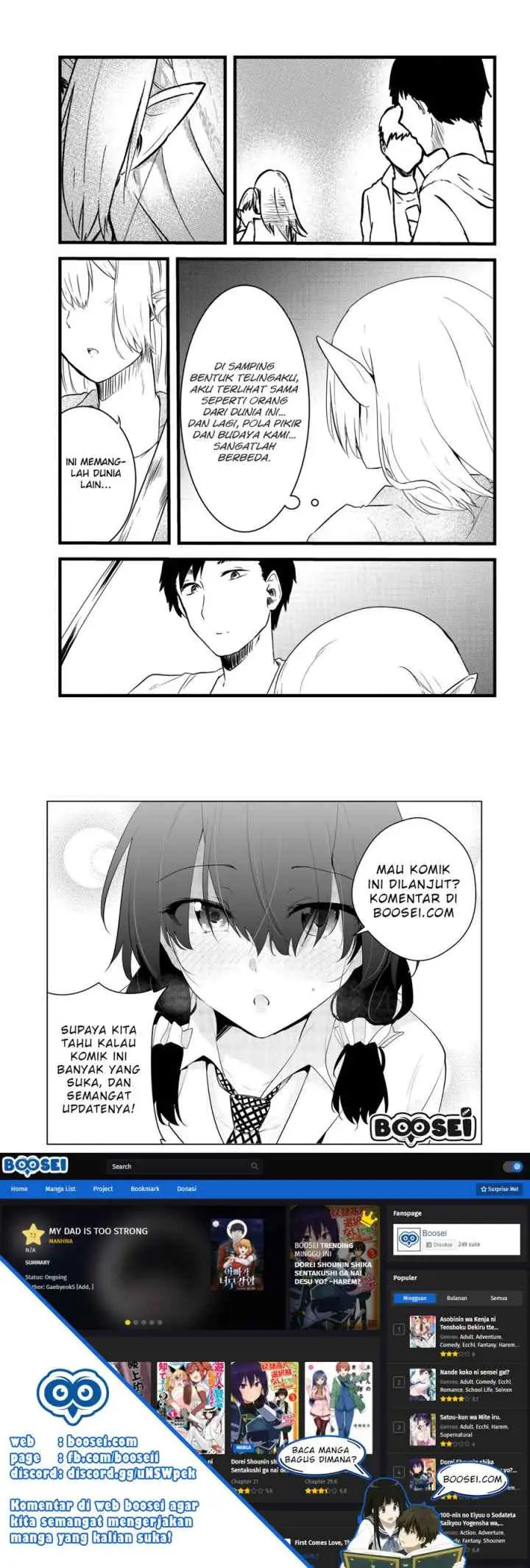 Mujintou De Elf to Kyoudou Seikatsu chapter 3.1 halaman 13