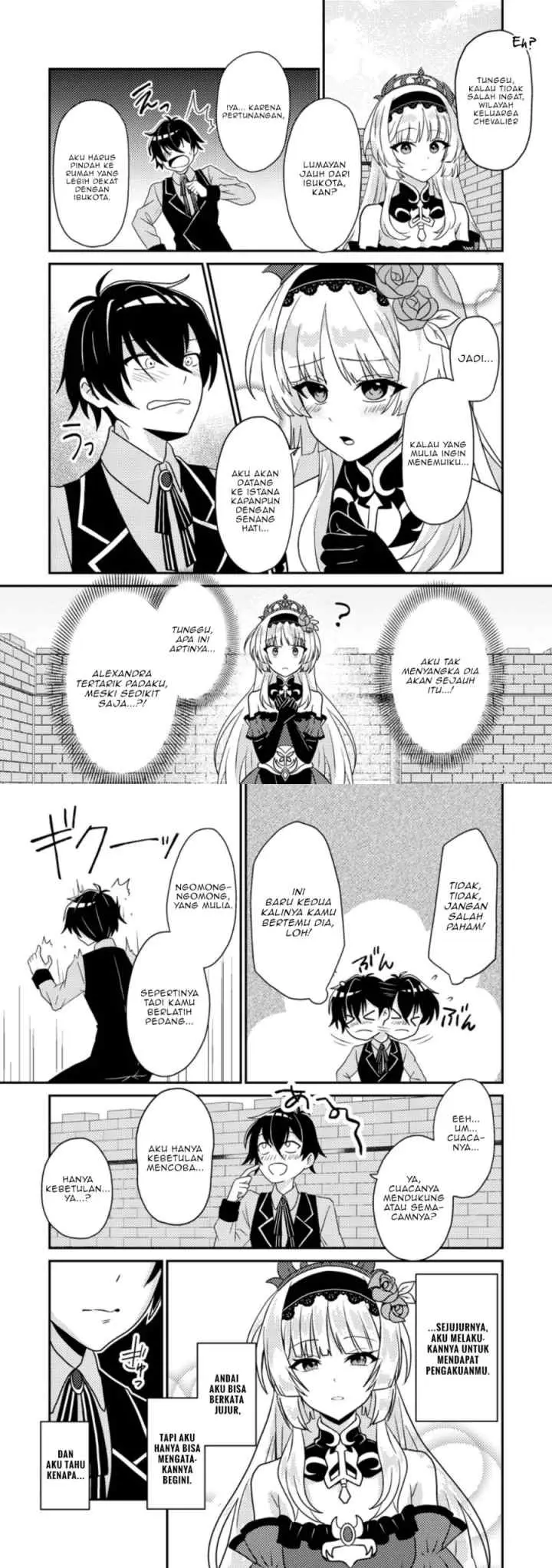Munou no Akudou Ouji wa Ikinokoritai ~Ren'ai RPG no Akuyaku Mob ni Tensei Shita kedo, Gensaku Mushi shite Saikyou o Mezasu~ chapter 2 halaman 12