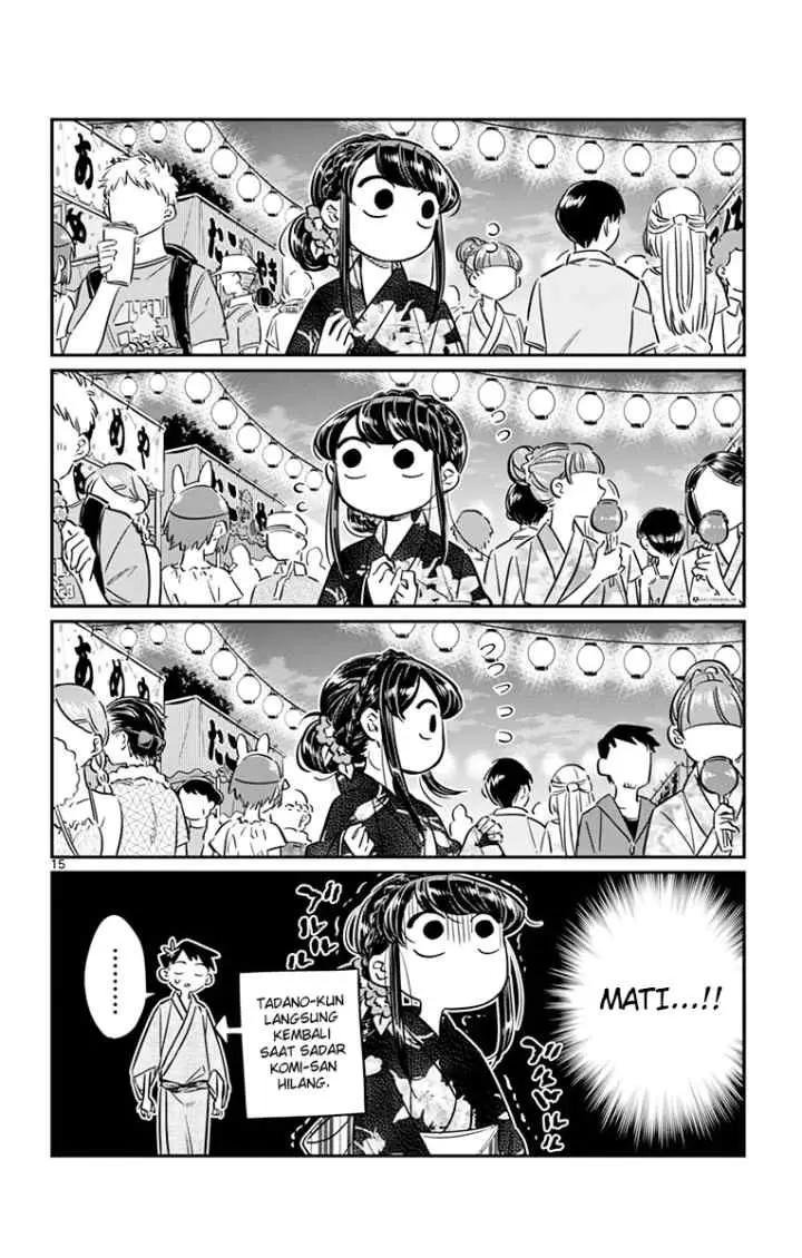 Komi-san wa Komyushou Desu chapter 47 halaman 15