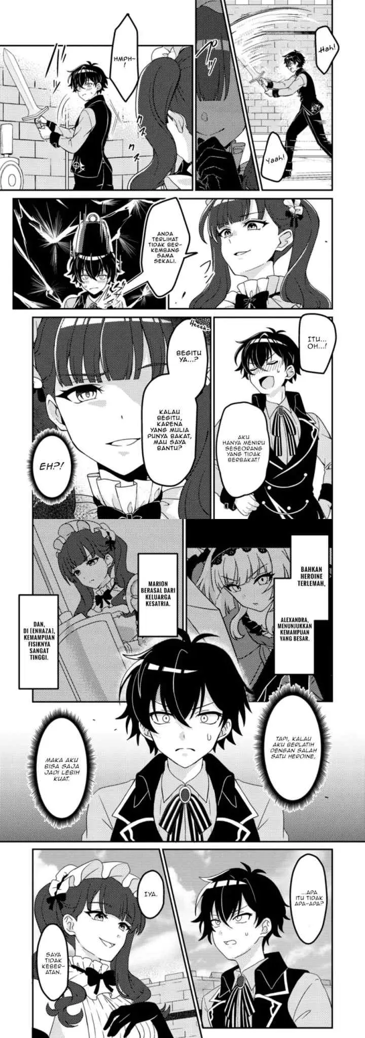Munou no Akudou Ouji wa Ikinokoritai ~Ren'ai RPG no Akuyaku Mob ni Tensei Shita kedo, Gensaku Mushi shite Saikyou o Mezasu~ chapter 2 halaman 5