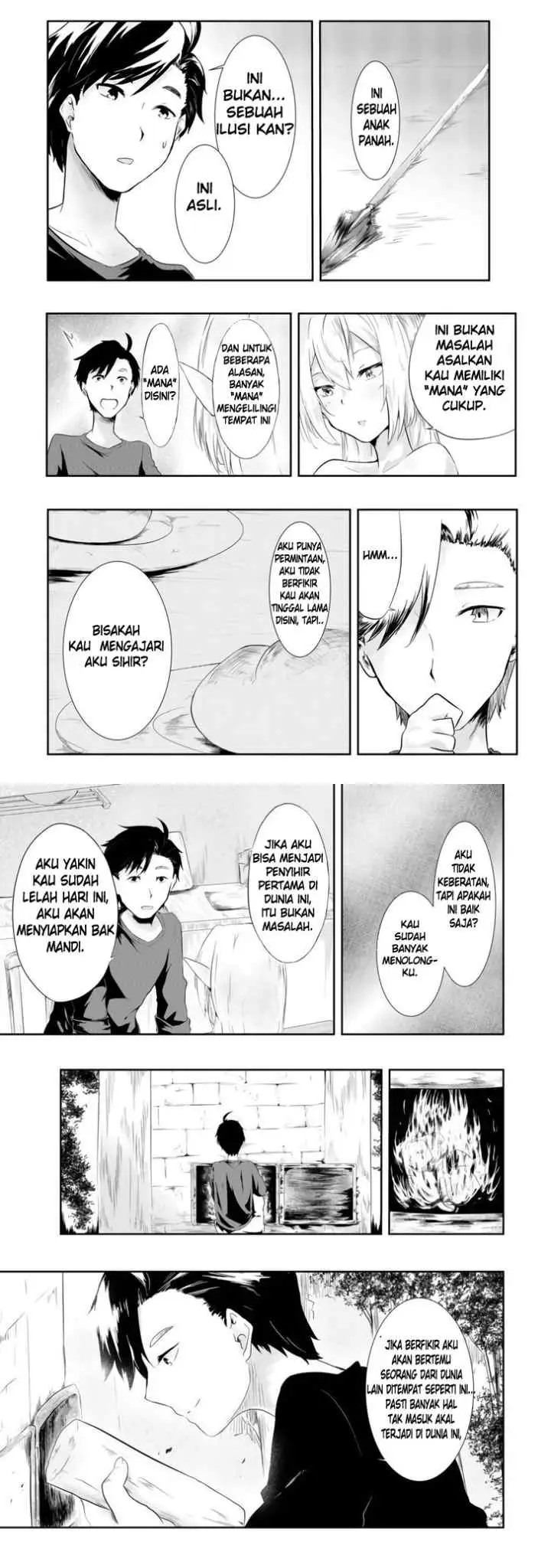 Mujintou De Elf to Kyoudou Seikatsu chapter 1 halaman 9