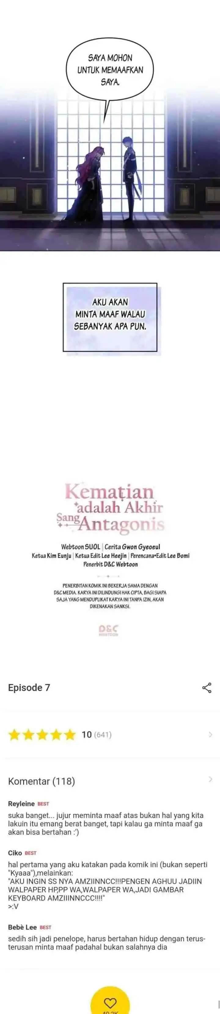 Death Is the Only Ending for the Villainess chapter 7 halaman 14