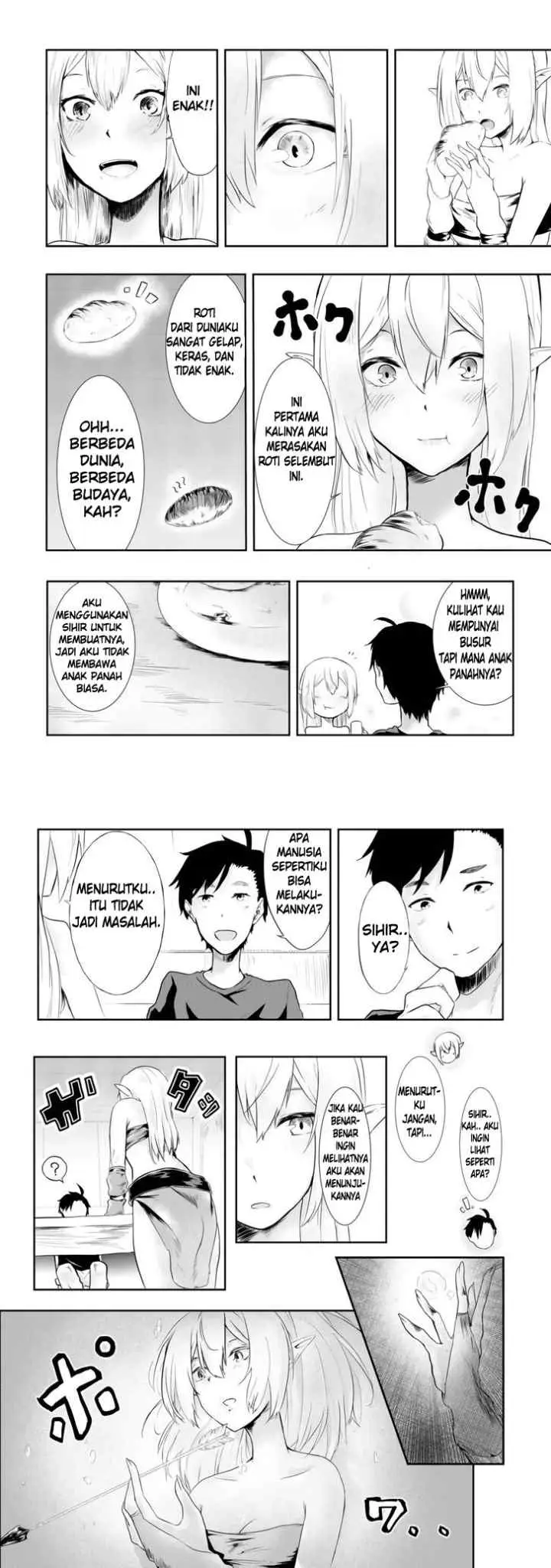 Mujintou De Elf to Kyoudou Seikatsu chapter 1 halaman 8