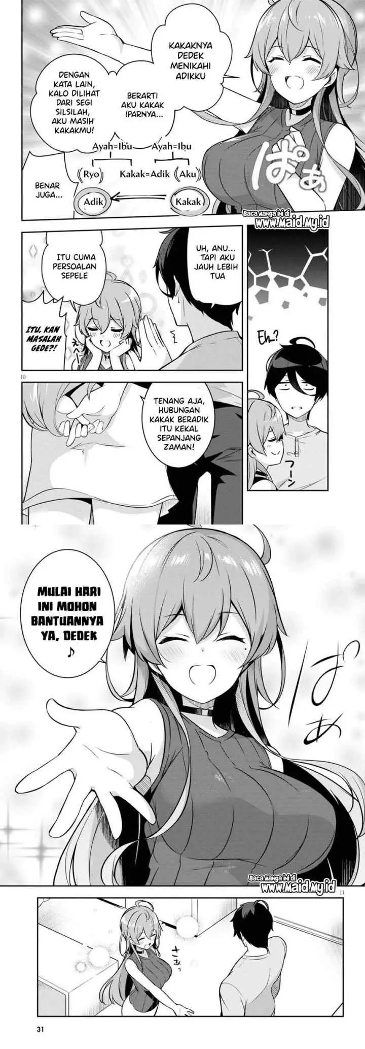 Kyuu ni Ane ga Dekimashite! chapter 1 halaman 8
