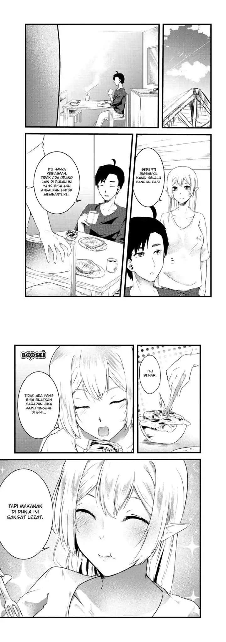 Mujintou De Elf to Kyoudou Seikatsu chapter 3.1 halaman 4