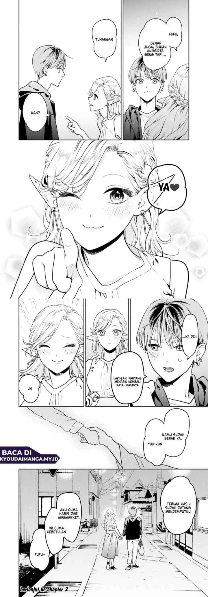 Miboujin Elf no Kanamori-san chapter 1 halaman 12