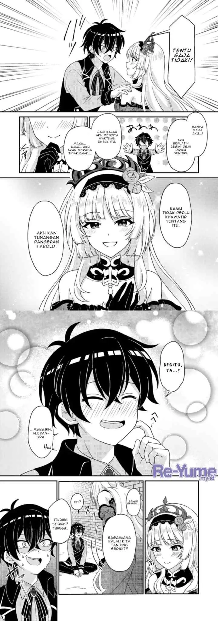 Munou no Akudou Ouji wa Ikinokoritai ~Ren'ai RPG no Akuyaku Mob ni Tensei Shita kedo, Gensaku Mushi shite Saikyou o Mezasu~ chapter 2 halaman 14