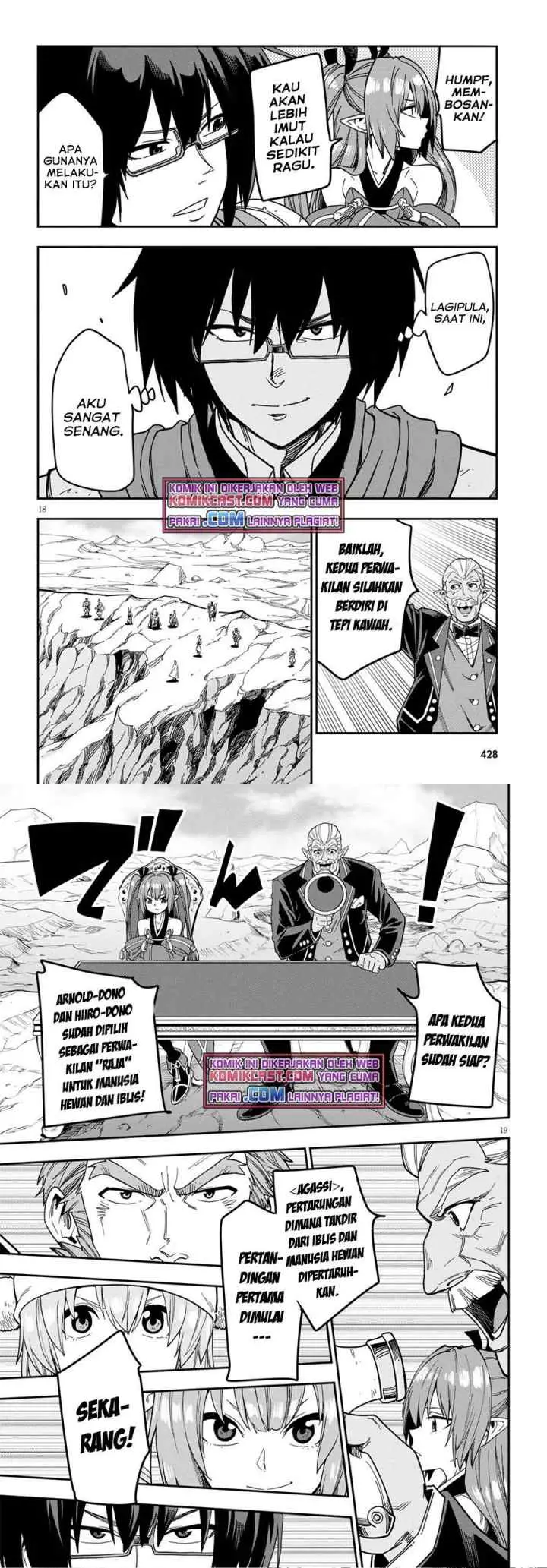 Konjiki no Moji Tsukai: Yuusha Yonin ni Makikomareta Unique Cheat chapter 80 halaman 10