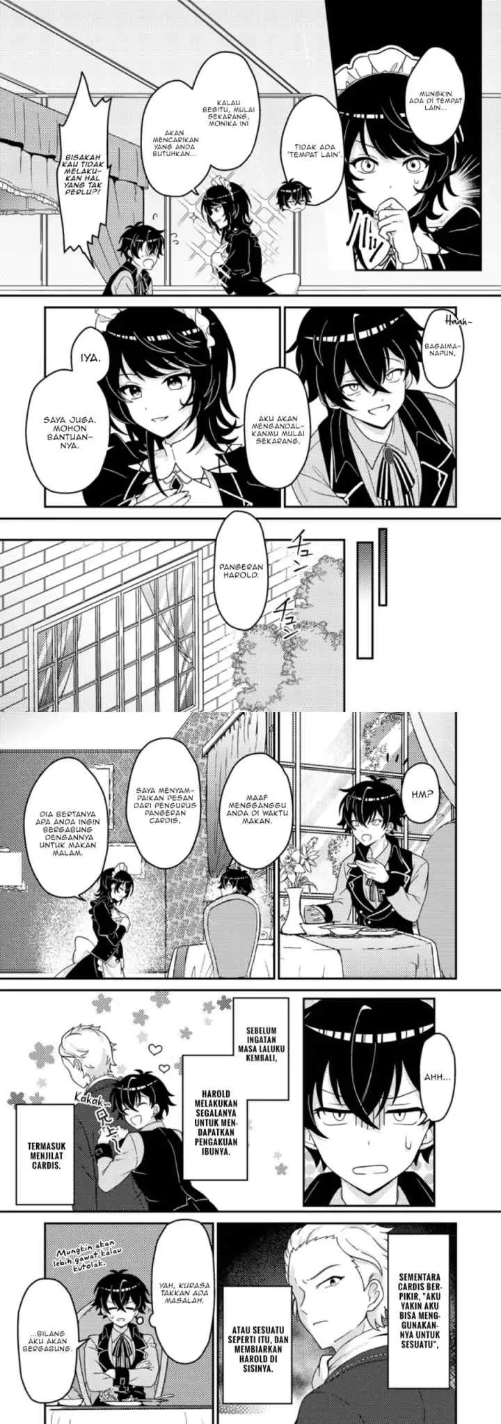 Munou no Akudou Ouji wa Ikinokoritai ~Ren'ai RPG no Akuyaku Mob ni Tensei Shita kedo, Gensaku Mushi shite Saikyou o Mezasu~ chapter 2 halaman 10