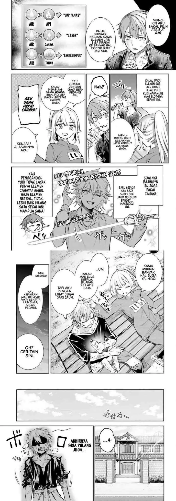 Danshi Kinsei Game Sekai de Ore ga Yarubeki Yuiitsu no Koto - Yuri no Ma ni Hasamaru Otoko to Shite Tensei shite shimaimashita chapter 4 halaman 10