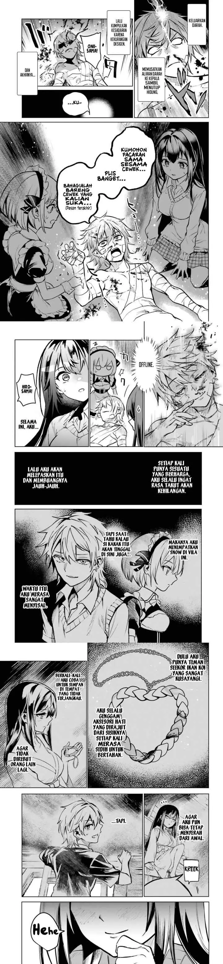 Danshi Kinsei Game Sekai de Ore ga Yarubeki Yuiitsu no Koto - Yuri no Ma ni Hasamaru Otoko to Shite Tensei shite shimaimashita chapter 11 halaman 11