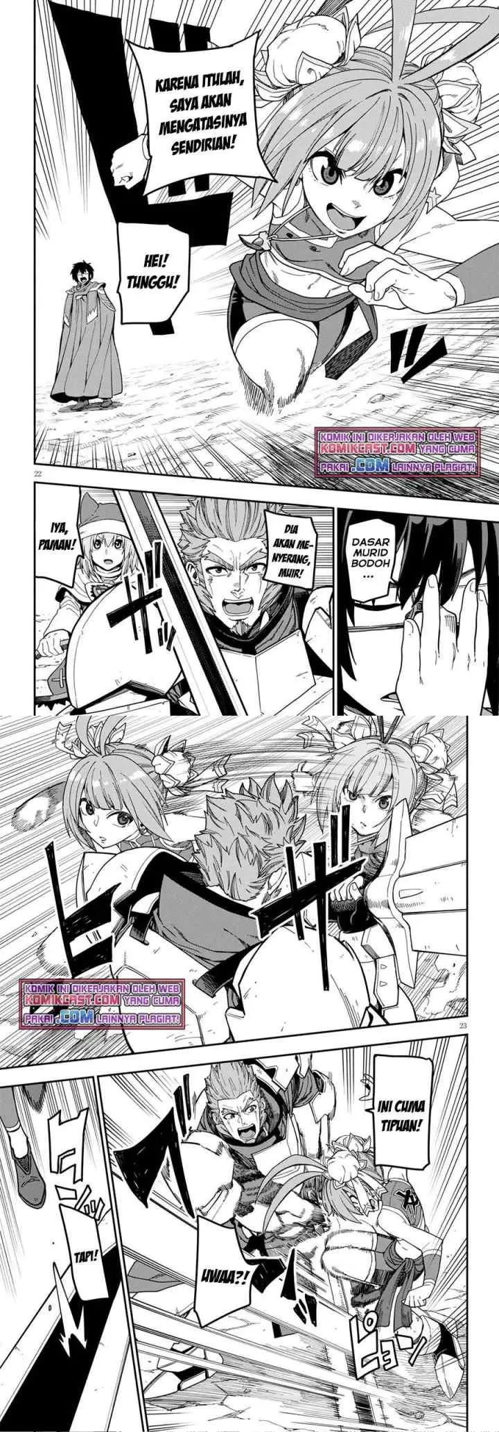 Konjiki no Moji Tsukai: Yuusha Yonin ni Makikomareta Unique Cheat chapter 80 halaman 12