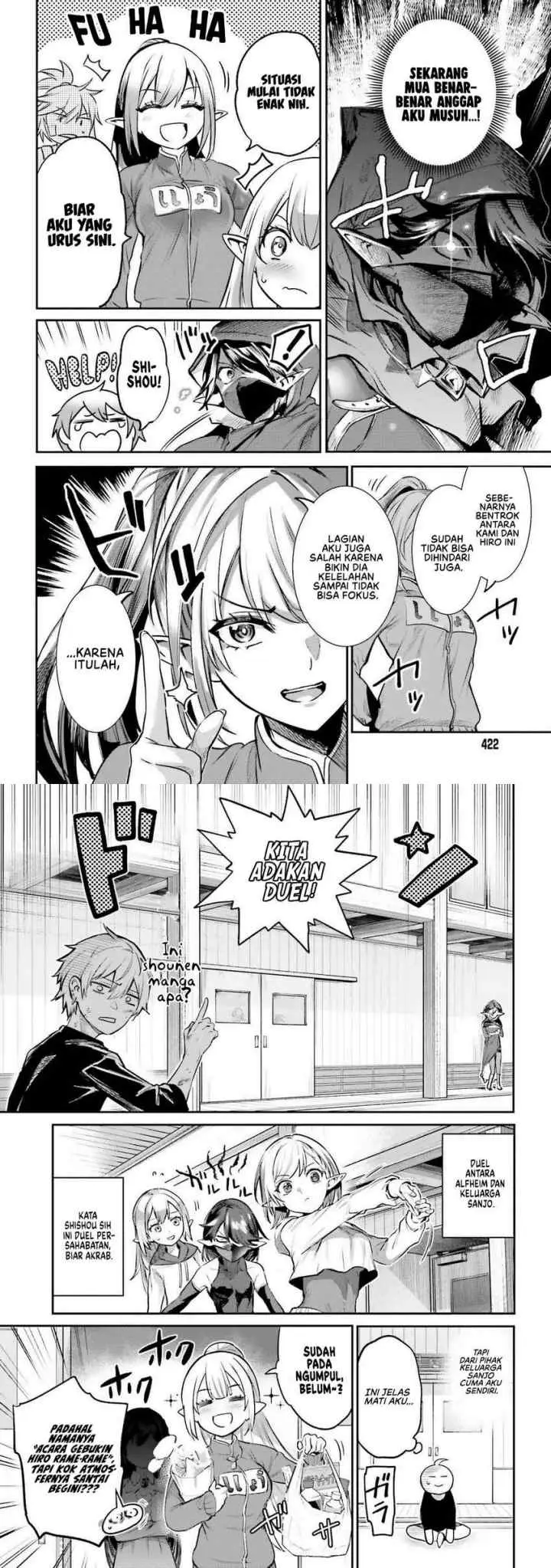 Danshi Kinsei Game Sekai de Ore ga Yarubeki Yuiitsu no Koto - Yuri no Ma ni Hasamaru Otoko to Shite Tensei shite shimaimashita chapter 4 halaman 15
