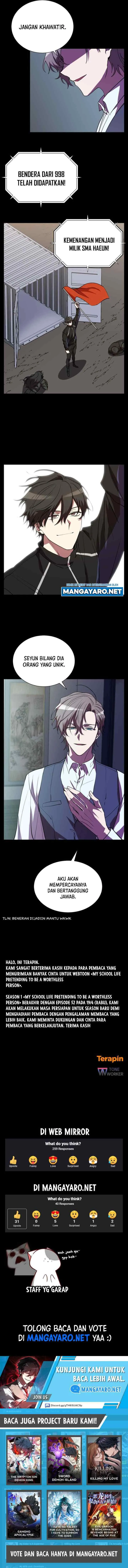My School Life Pretending to Be a Worthless Person chapter 52 halaman 13