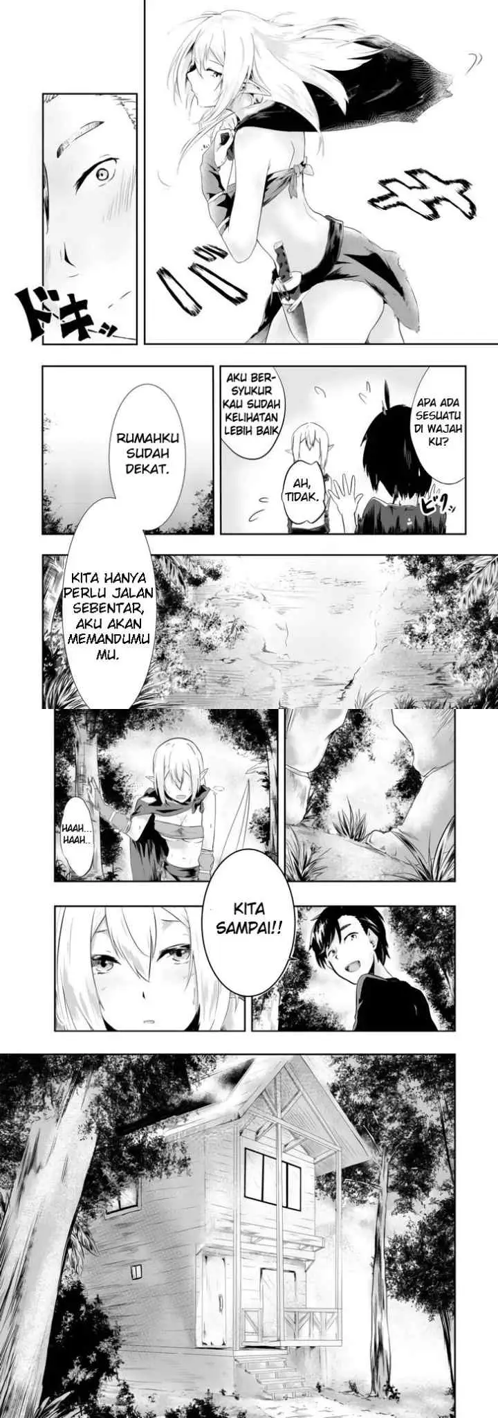 Mujintou De Elf to Kyoudou Seikatsu chapter 1 halaman 6