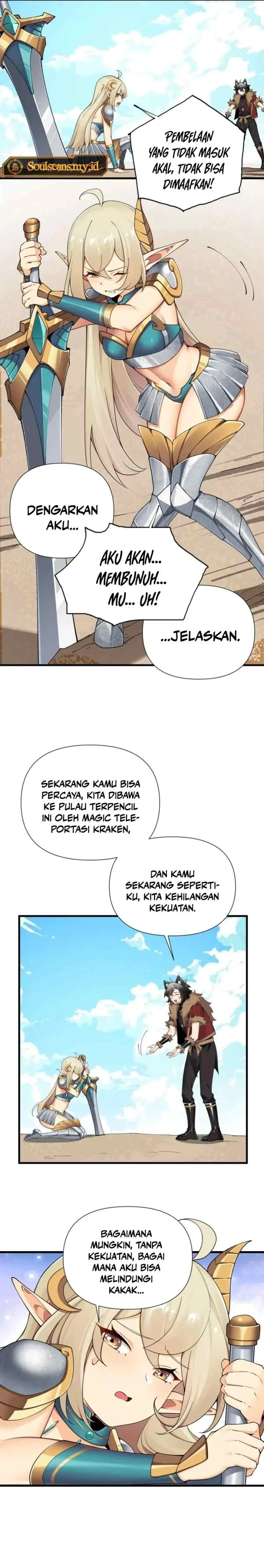 Miss Saintess Please Stop Your Wild Imagination! chapter 74 halaman 9
