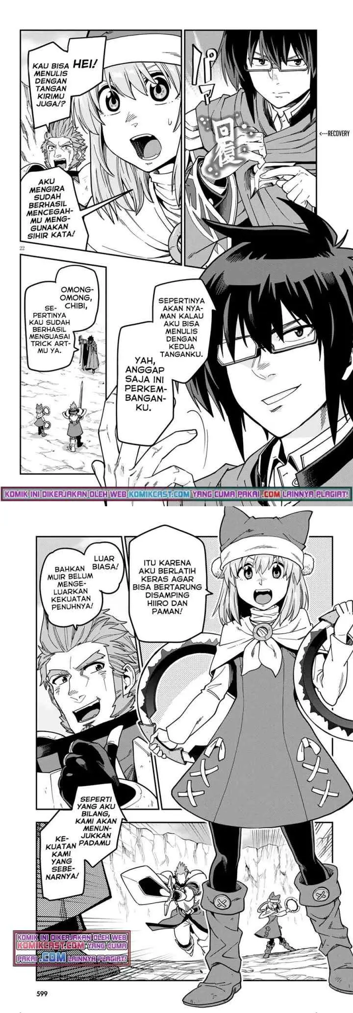 Konjiki no Moji Tsukai: Yuusha Yonin ni Makikomareta Unique Cheat chapter 81 halaman 13