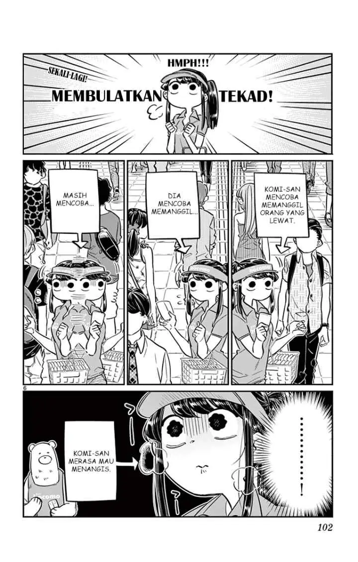 Komi-san wa Komyushou Desu chapter 43 halaman 6