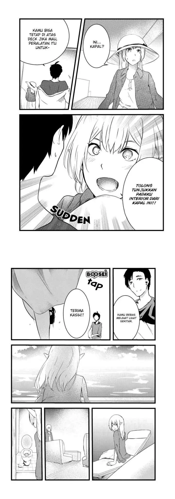 Mujintou De Elf to Kyoudou Seikatsu chapter 3.1 halaman 9