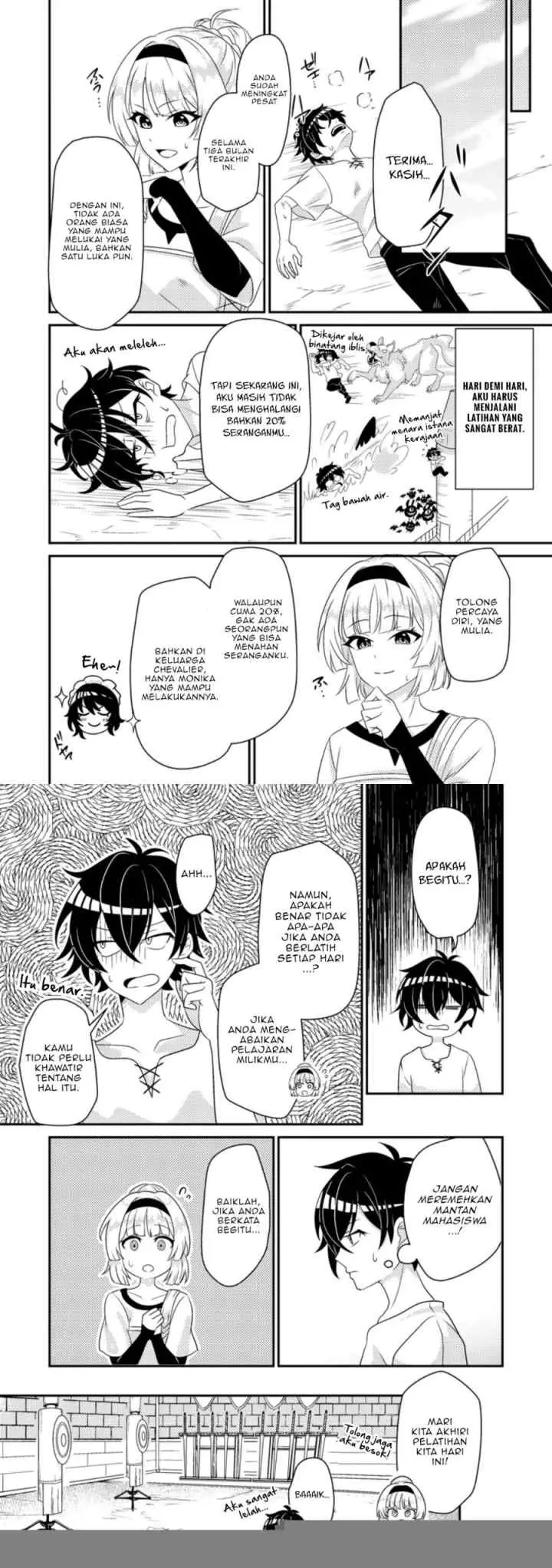 Munou no Akudou Ouji wa Ikinokoritai ~Ren'ai RPG no Akuyaku Mob ni Tensei Shita kedo, Gensaku Mushi shite Saikyou o Mezasu~ chapter 3 halaman 10