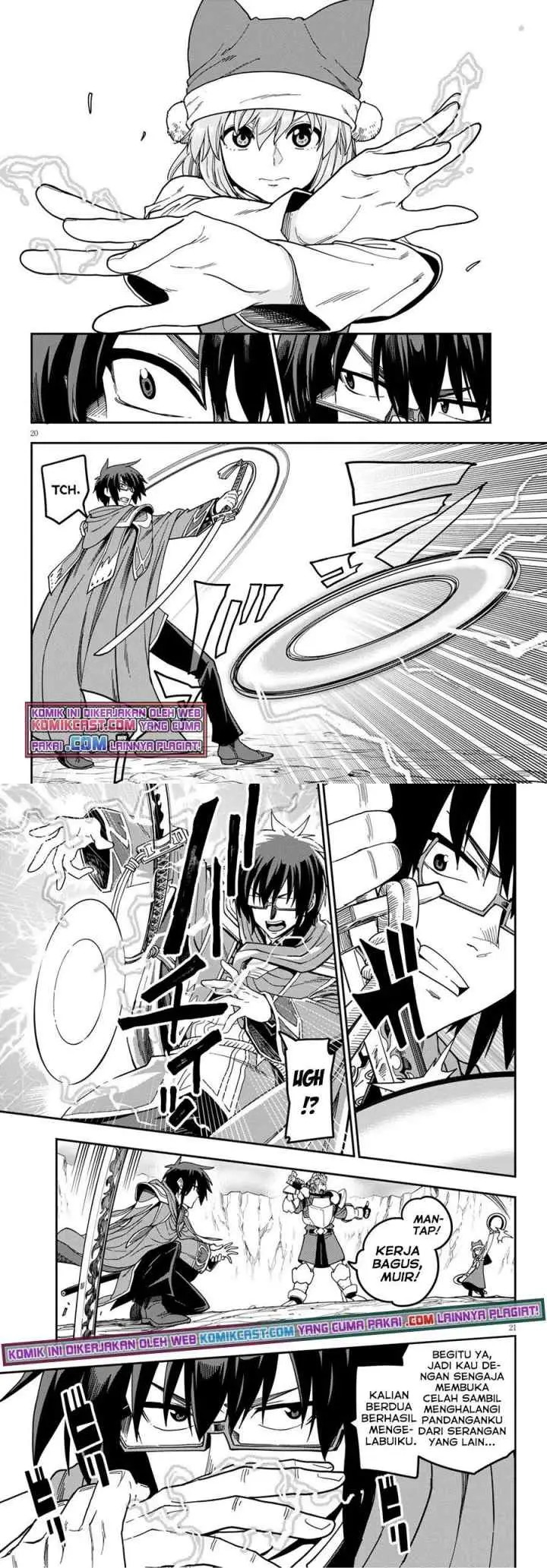 Konjiki no Moji Tsukai: Yuusha Yonin ni Makikomareta Unique Cheat chapter 81 halaman 12