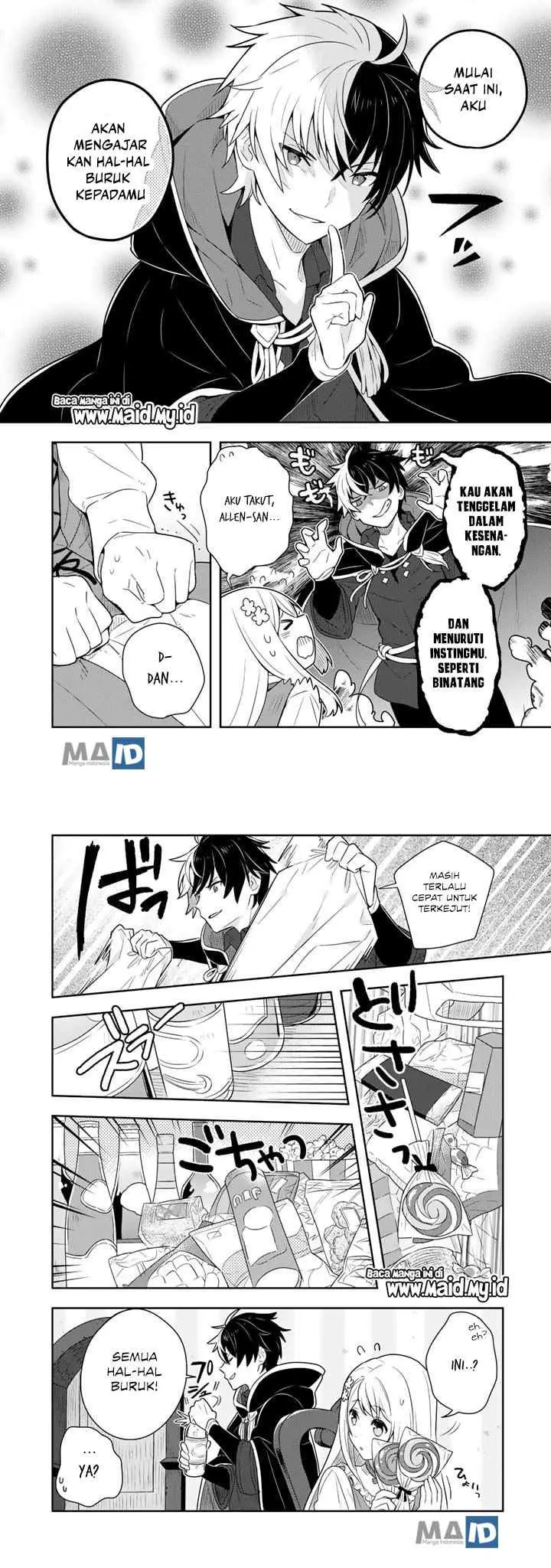 Konyaku Haki Sareta Reijo wo Hirotta Ore ga, Ikenai Koto wo Oshiekomu Oishi Mono wo Tabesasete Oshare wo Sasete, Sekaichi Shiawasena Shojo ni Produce! chapter 4 halaman 7