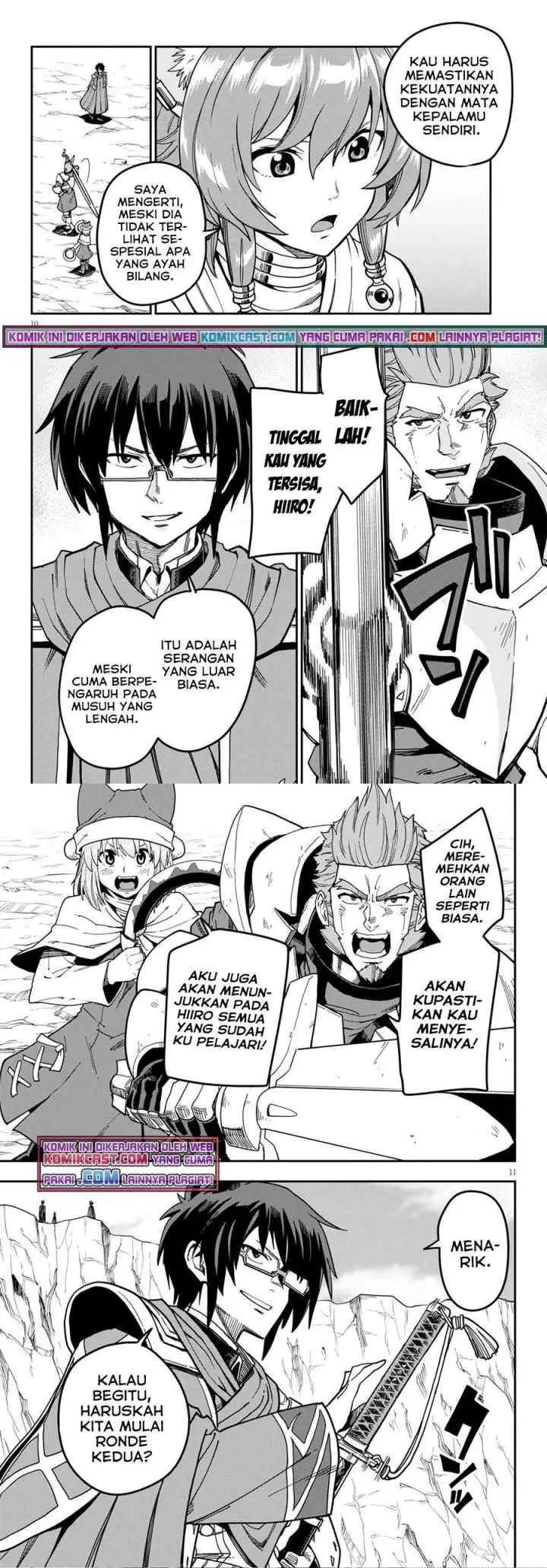 Konjiki no Moji Tsukai: Yuusha Yonin ni Makikomareta Unique Cheat chapter 81 halaman 7