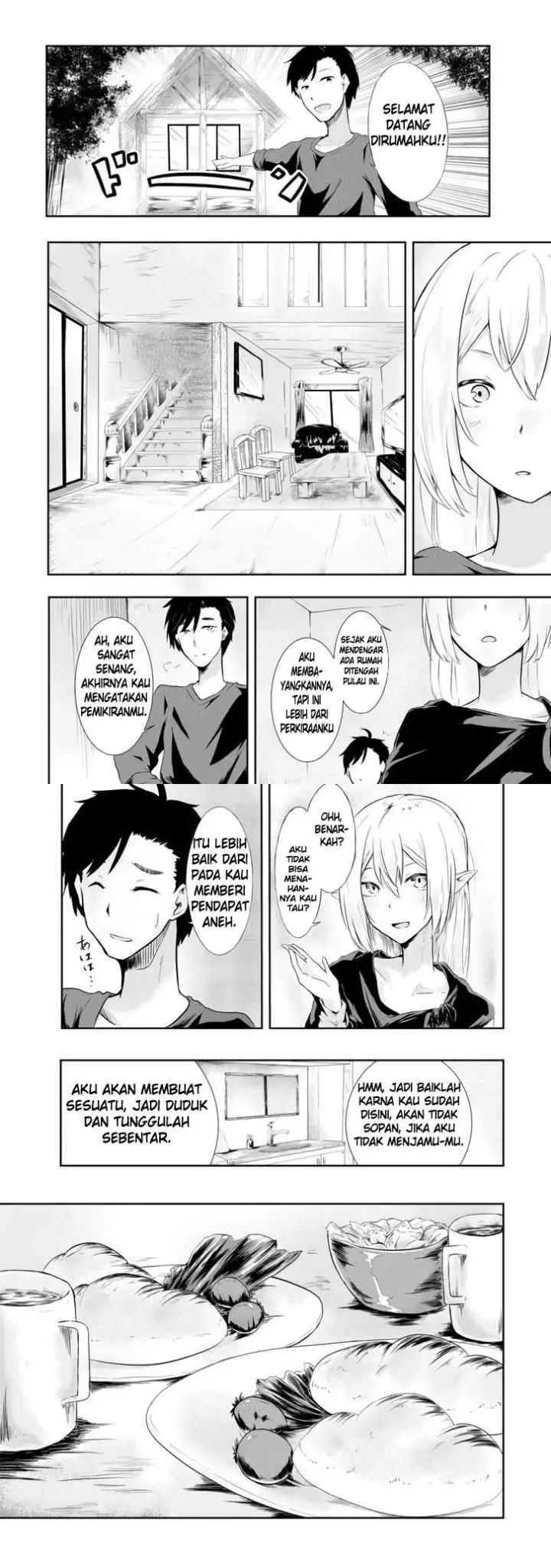 Mujintou De Elf to Kyoudou Seikatsu chapter 1 halaman 7