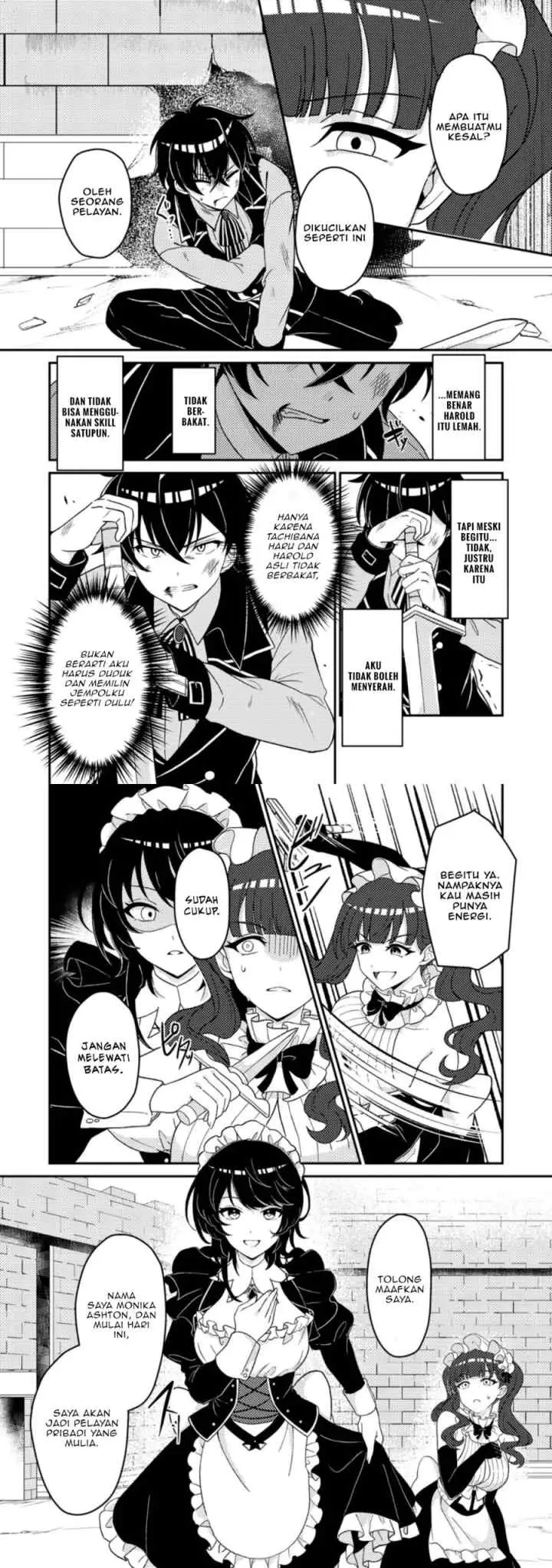 Munou no Akudou Ouji wa Ikinokoritai ~Ren'ai RPG no Akuyaku Mob ni Tensei Shita kedo, Gensaku Mushi shite Saikyou o Mezasu~ chapter 2 halaman 7
