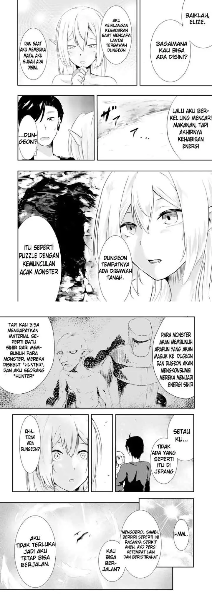 Mujintou De Elf to Kyoudou Seikatsu chapter 1 halaman 5