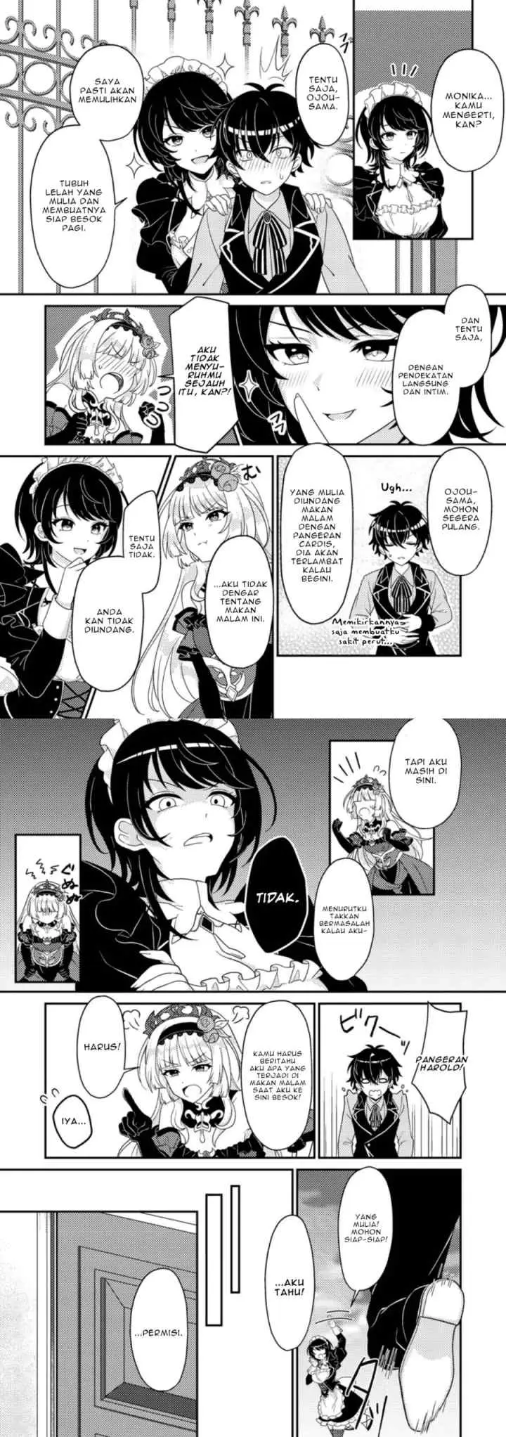 Munou no Akudou Ouji wa Ikinokoritai ~Ren'ai RPG no Akuyaku Mob ni Tensei Shita kedo, Gensaku Mushi shite Saikyou o Mezasu~ chapter 2 halaman 16