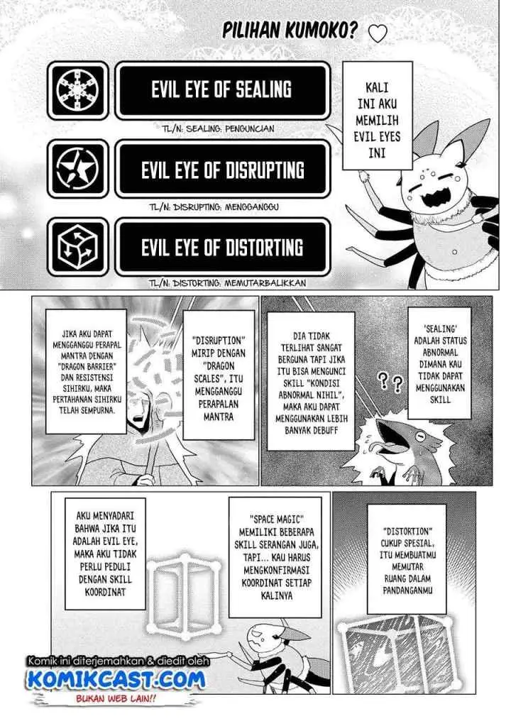 Kumo Desu ga Nani ka? Daily Life of the Four Spider Sisters chapter 49.2 halaman 8