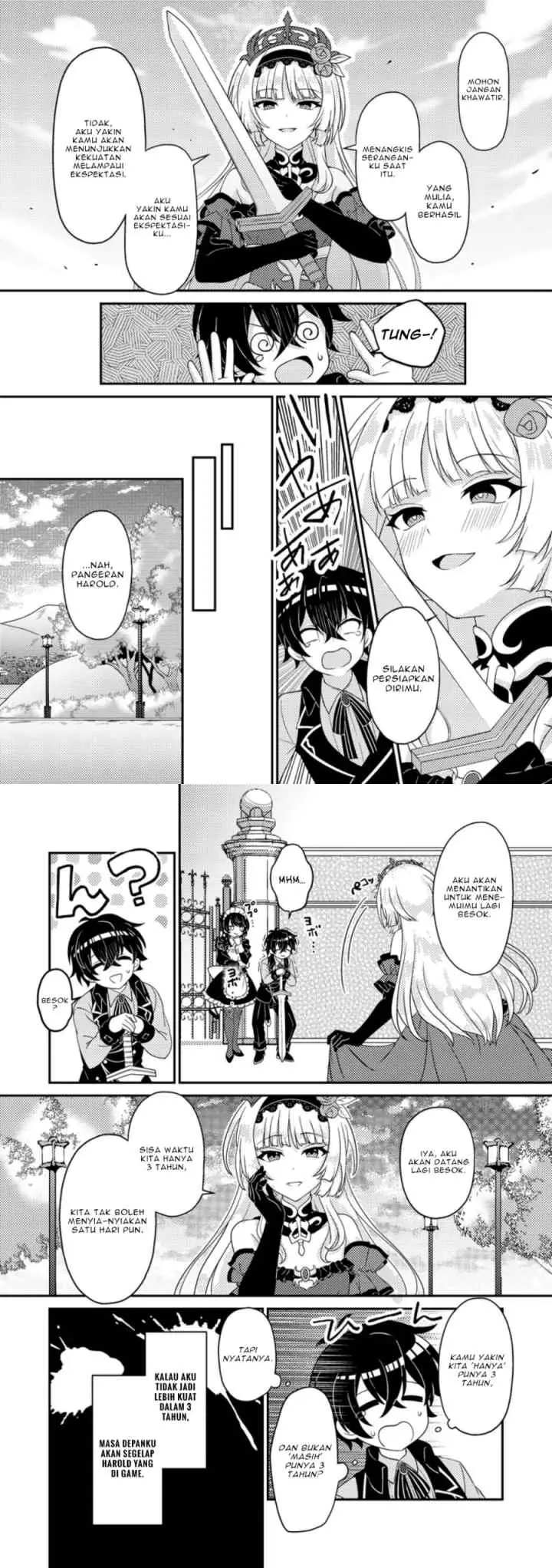 Munou no Akudou Ouji wa Ikinokoritai ~Ren'ai RPG no Akuyaku Mob ni Tensei Shita kedo, Gensaku Mushi shite Saikyou o Mezasu~ chapter 2 halaman 15