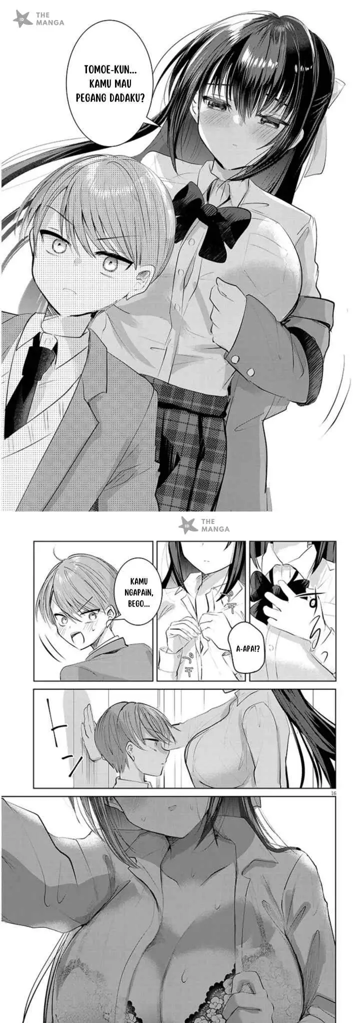 Kotowarenai Kaichou wa Tomoe-kun ni Dake shite Agetai chapter 1 halaman 8