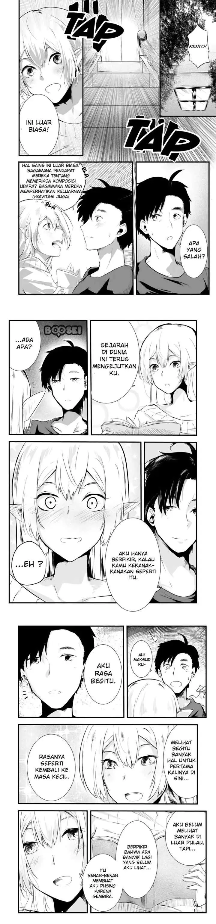Mujintou De Elf to Kyoudou Seikatsu chapter 2 halaman 4